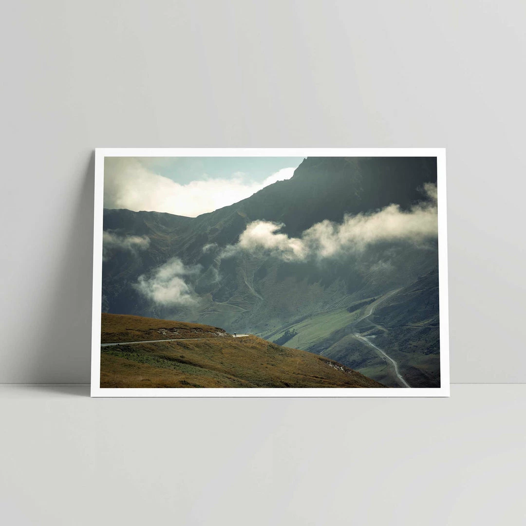 TheLogicalChoice Col Du Tourmalet | On The Edge - Art Print - Daniel Hughes