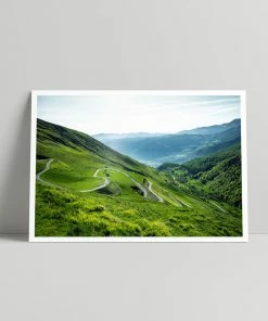TheLogicalChoice Col Du Portet | Greens - Art Print - Daniel Hughes Art & Photo Prints
