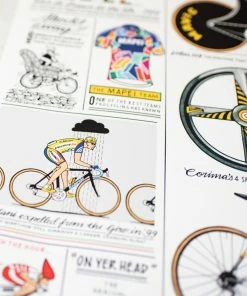 Rouleur Collection Decades - The 90s - Art Print Gifts
