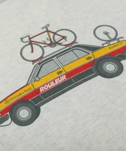 Rouleur Collection Team Car | Raleigh - Organic Cotton Unisex T-Shirt Entire Rouleur Collection
