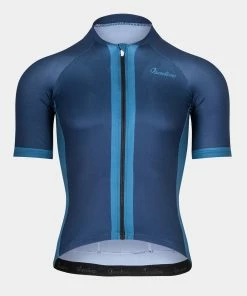 Isadore - Debut Jersey Blue Depths On Bike