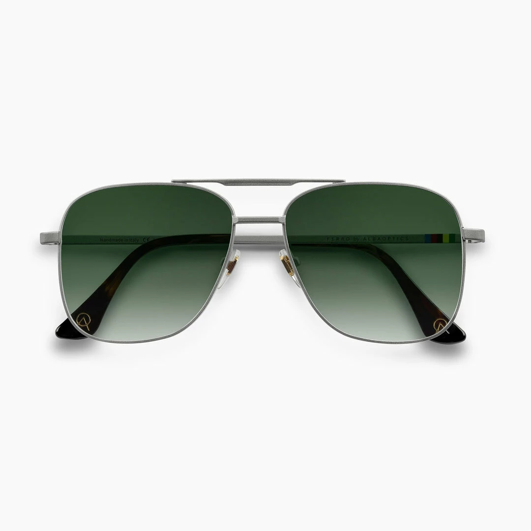 Alba Optics - Ferro Sunglasses - Silver Archive Sale