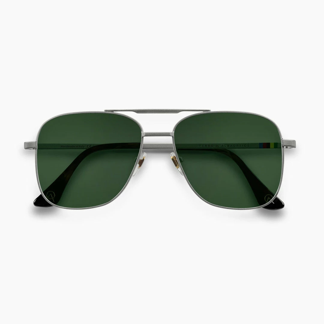 Alba Optics - Ferro Sunglasses - Silver Archive Sale