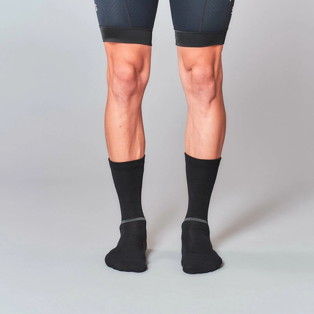 Fingerscrossed Merino Socks - Black
