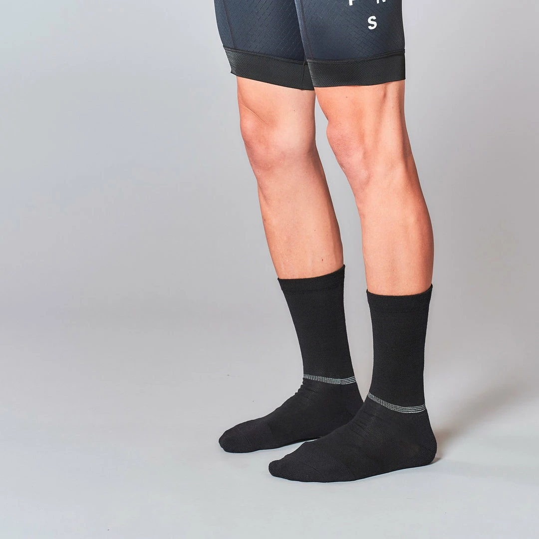 Fingerscrossed Merino Socks - Black