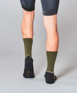Archive Sale Fingerscrossed Merino Socks - Olive