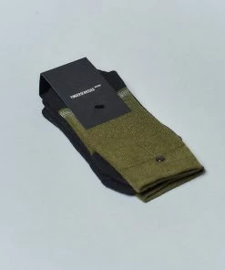 Archive Sale Fingerscrossed Merino Socks - Olive