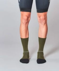 Archive Sale Fingerscrossed Merino Socks - Olive