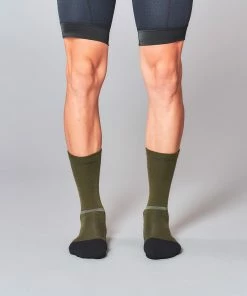 Archive Sale Fingerscrossed Merino Socks - Olive