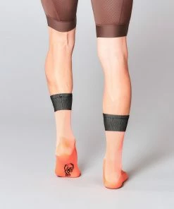 Archive Sale Fingerscrossed Socks - Block - Black/Shrimp