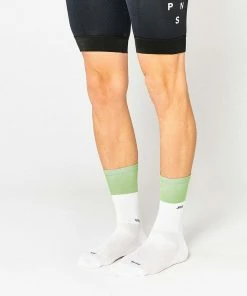 Archive Sale Fingerscrossed Socks - Block - Jade/White