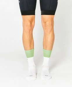 Archive Sale Fingerscrossed Socks - Block - Jade/White