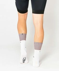 Archive Sale Fingerscrossed Socks - Block - Powder/White
