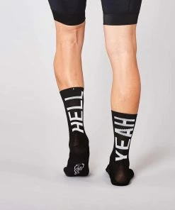 Archive Sale Fingerscrossed Socks - Hell Yeah 2.0 - Black