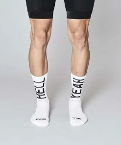 Fingerscrossed Socks - Hell Yeah 2.0 - White