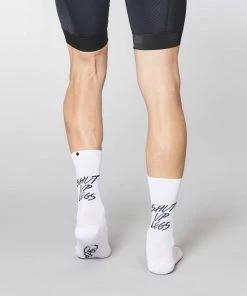 Fingerscrossed Socks - Shut Up Legs - White