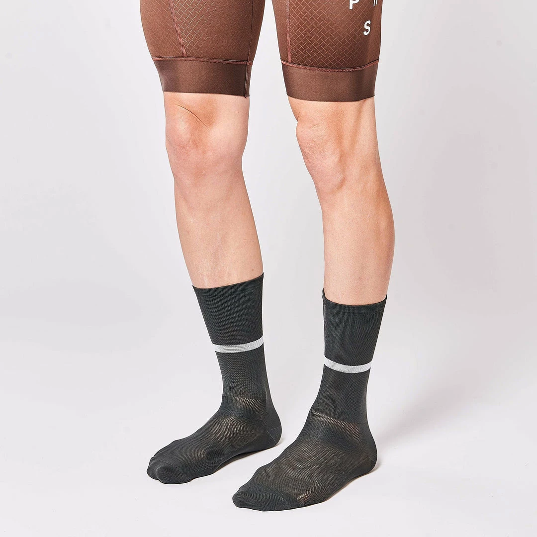 Archive Sale Fingerscrossed Socks - Stripes - Asphalt