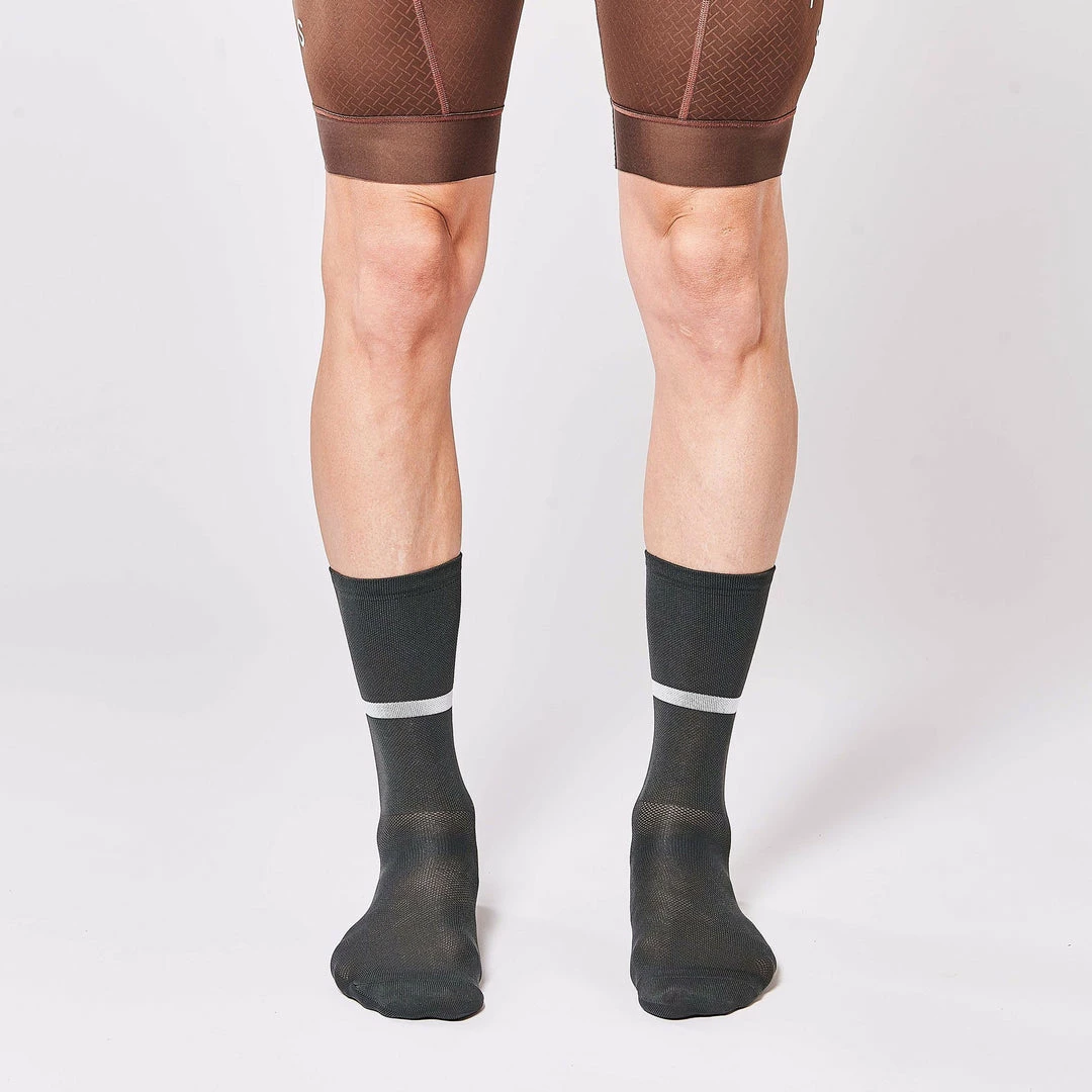 Archive Sale Fingerscrossed Socks - Stripes - Asphalt