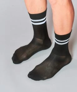 Fingerscrossed Socks - Stripes - Black