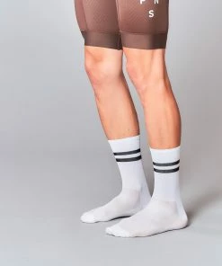 Fingerscrossed Socks - Stripes - White Archive Sale