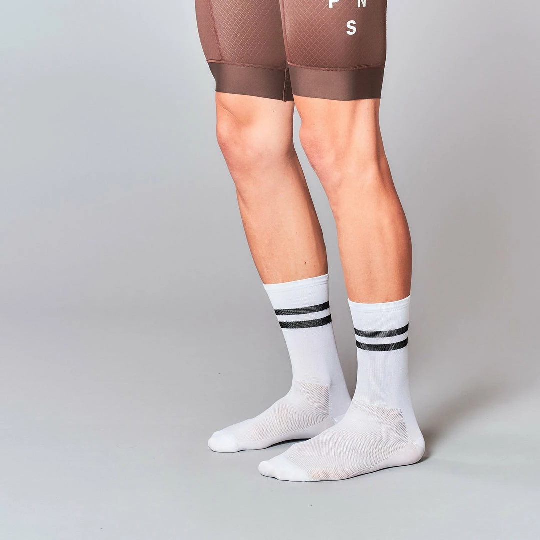 Fingerscrossed Socks - Stripes - White Archive Sale