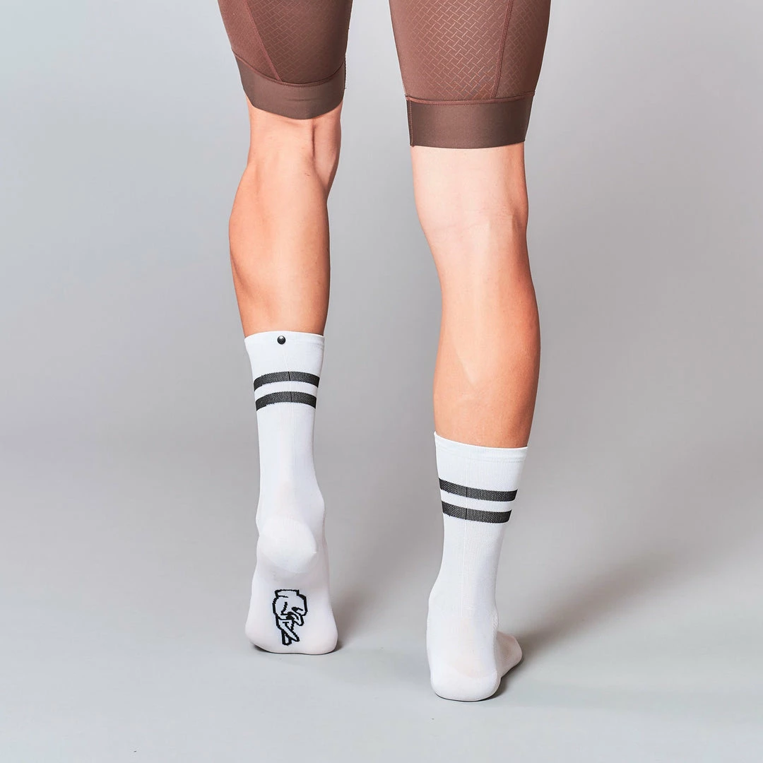 Fingerscrossed Socks - Stripes - White Archive Sale