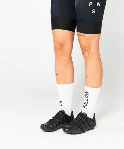 Fingerscrossed Socks - Unfollow - White Archive Sale