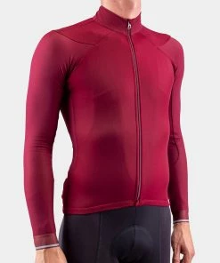 On Bike Isadore - I7A3O7E Echelon Long Sleeve Jersey Zinfandel