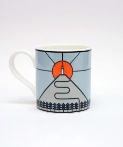 Mugs, Drinkware & Coffee The Handmade Cyclist - Le Mont Ventoux - Bone China Mug