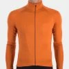 Isadore - Long Sleeve Jersey Burnt Orange On Bike