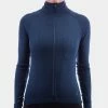 Isadore - Long Sleeve Jersey Midnight Navy On Bike