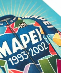 Rouleur Art & Photo Prints Mapei Jersey | Issue 19.5 Illustrated Cover Print A2
