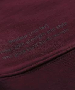 Rouleur Collection Entire Rouleur Collection Rouleur Logo - Organic Sweatshirt - Unisex - Burgundy