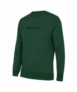 Rouleur Collection Rouleur Logo - Organic Sweatshirt - Unisex - Racing Green Entire Rouleur Collection