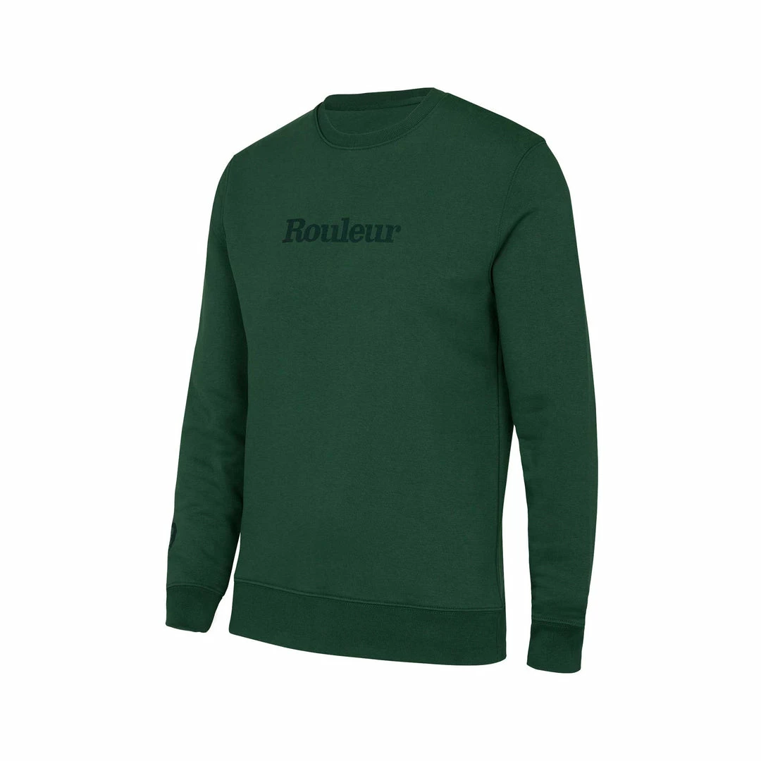 Rouleur Collection Rouleur Logo - Organic Sweatshirt - Unisex - Racing Green Entire Rouleur Collection