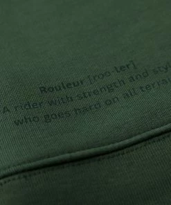 Rouleur Collection Rouleur Logo - Organic Sweatshirt - Unisex - Racing Green Entire Rouleur Collection