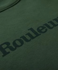 Rouleur Collection Rouleur Logo - Organic Sweatshirt - Unisex - Racing Green Entire Rouleur Collection