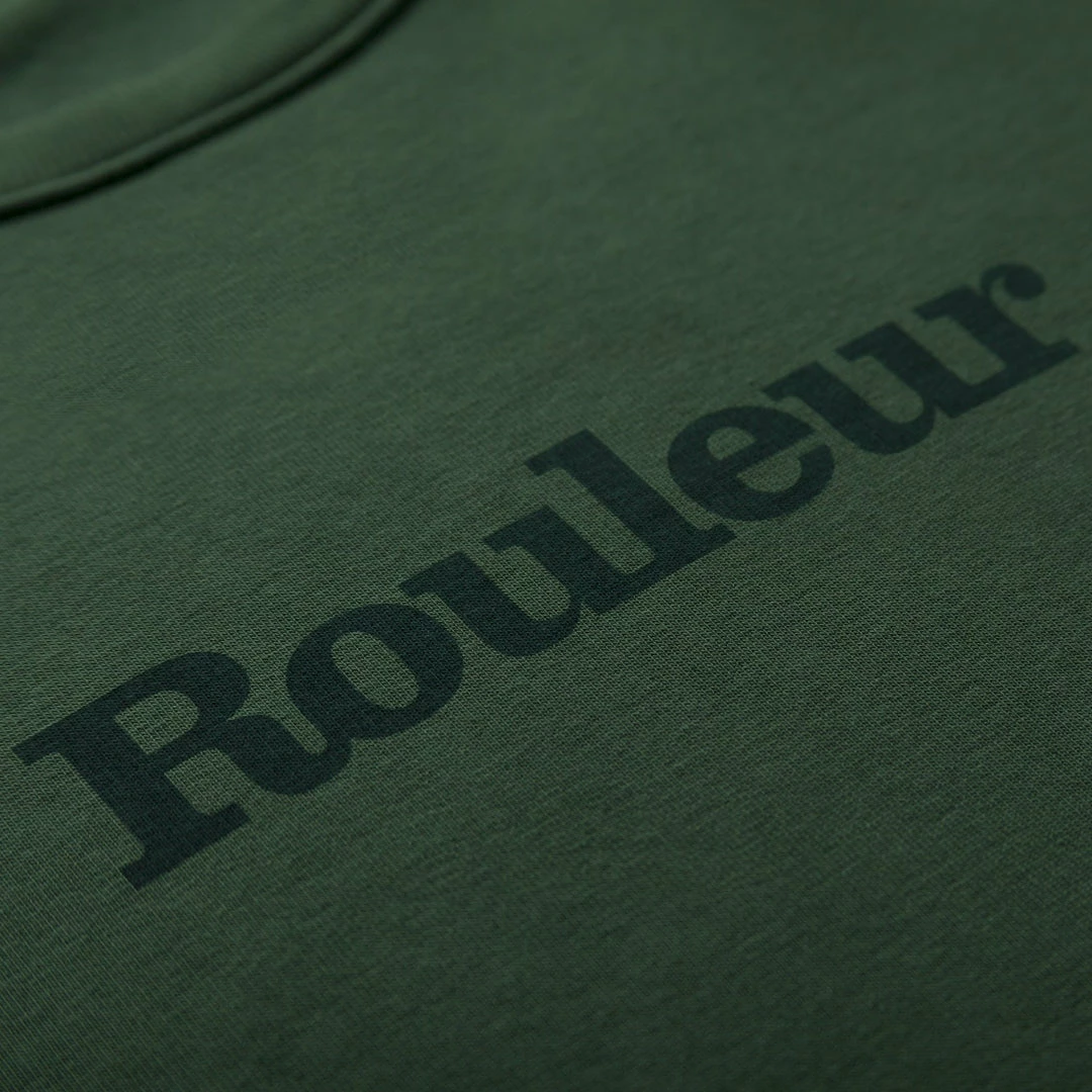 Rouleur Collection Rouleur Logo - Organic Sweatshirt - Unisex - Racing Green Entire Rouleur Collection
