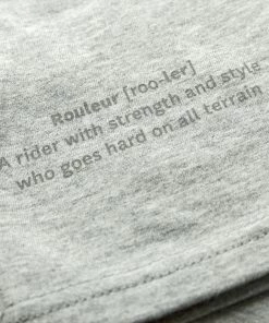 Rouleur Collection Rouleur Logo Organic Unisex T-Shirt – Tonal Grey