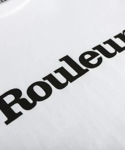 Rouleur Collection Rouleur Logo Organic Unisex T-Shirt – White Entire Rouleur Collection