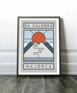 Art & Photo Prints The Handmade Cyclist - Routes Art Print - Sa Calobra