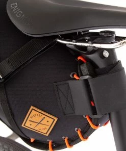 Restrap - Saddle Bag - Black/Orange Archive Sale