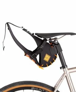 Restrap - Saddle Bag - Black/Orange Archive Sale