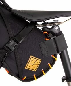 Restrap - Saddle Bag - Black/Orange Archive Sale