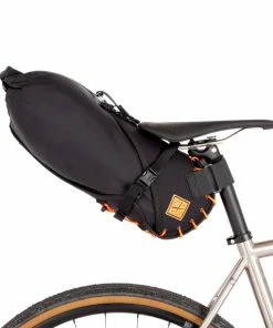 Restrap - Saddle Bag - Black/Orange Archive Sale