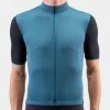 Isadore - Signature Cycling Jersey Atlantic Blue/Black On Bike