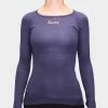 Isadore - Women 100% Merino LS Baselayer Maritime Blue