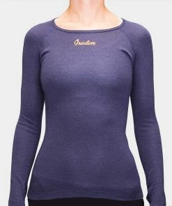 Isadore - Women 100% Merino LS Baselayer Maritime Blue