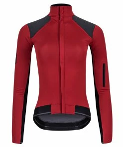 Isadore - Women's Sector Jacket Red Dahlia On Bike
